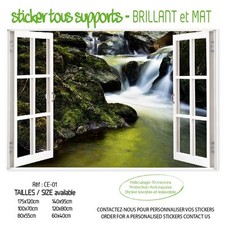 STICKER TROMPE L'OEIL FENETRE