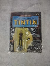 Adventures of TinTin Sakharine Chess Collection Magazine 5 & Figure Piece
