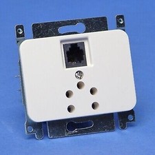 Niko 12-690-30 Phone Socket 5-Pin + RJ11 (with Claws) PR20 Cream