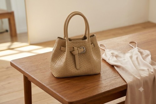 Sac main femme beige - beige, faux