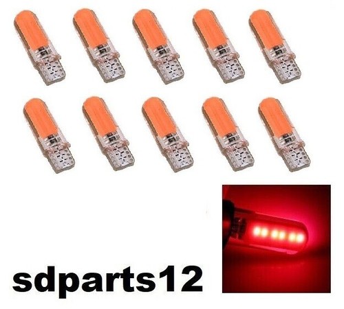 Ampoules 12v rouge led t10 - ampoules,