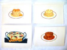 4 GOUACHES ANCIENNES PROJET