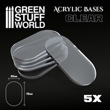 5x Socles Acryliques OVALES
