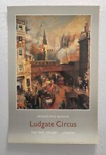 JACQUES-EMILE BLANCHE 'LUDGATE CIRCUS,1912', AUTHENTIC 1989 TATE GALLERY PRINT