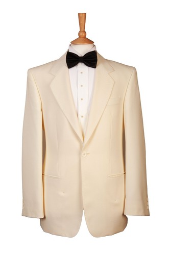 Hommes ivoire smoking veste - ivoire,