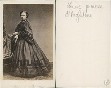 Louise Princesse d&#039;England CDV Vintage Albums. Albumen Print 6.5