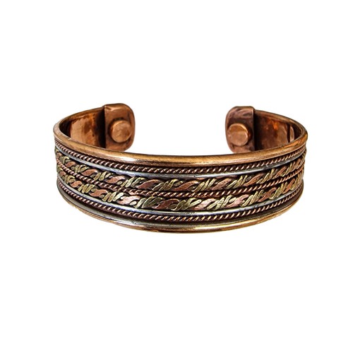 Bracelet manchette tridhatu - manchette,