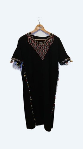 Robe djellaba noir