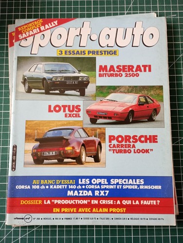 Ae055 sport auto 268 - n°268, 1984