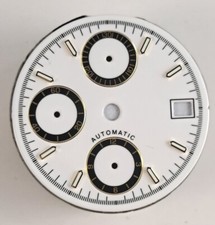 Cadran Chrono Eta Valjoux 7750 Calendrier Heures 3 Diamètre 29,40 MM Luminous