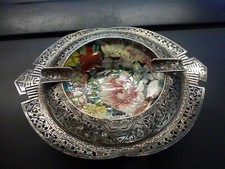 joli cendrier porcelaine et