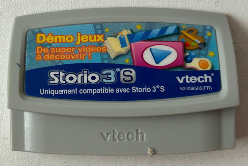Vtech storio démo jeux - s,