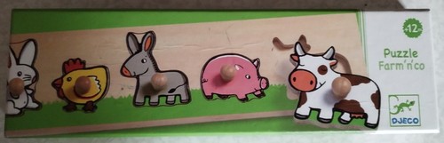 Puzzle bois animaux la - bois,