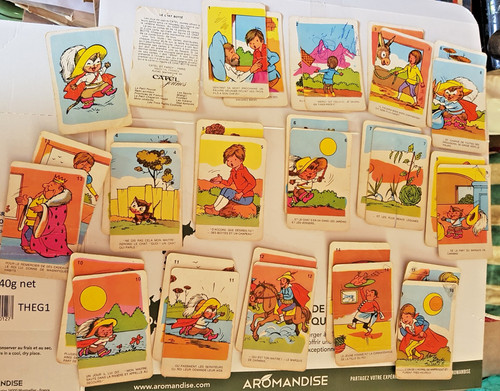 Jeu cartes ancien histoire - de,