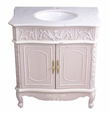 Baroque Armoire Meuble-Lavabo Evier Marbre Évier de Salle Bains Lavabo