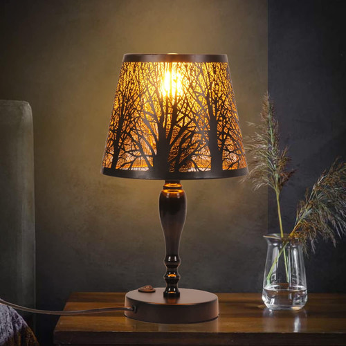 Lampe table industrielle en - de,