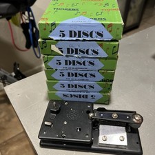 vintage thorens music box switzerland With 30 Assortment Disk Read Description 