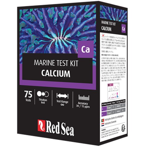 Red sea calcium - sea, test