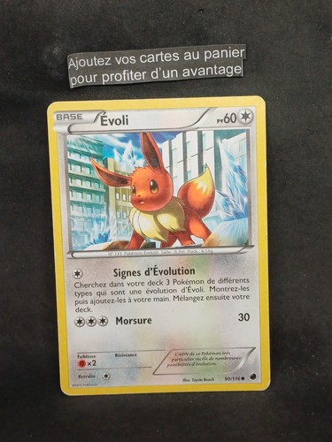 Carte pokemon française evoli - carte,