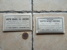 Rare Lot de 2 Sachets de fils