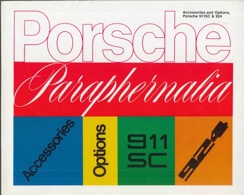1977 porsche paraphernalia - 1977,