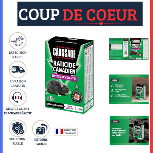 Caussade anti rats pâtes - anti-rats,
