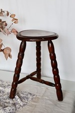Vintage Wooden Tripod Milking Stool