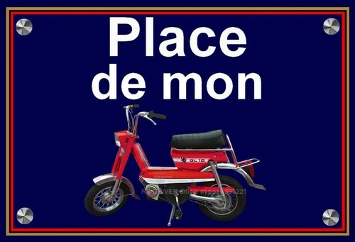 Plaque place de mon - ",