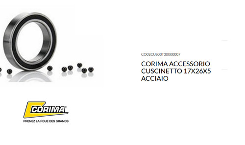 Cuscinetto 17x26x5 corima - cuscinetto,