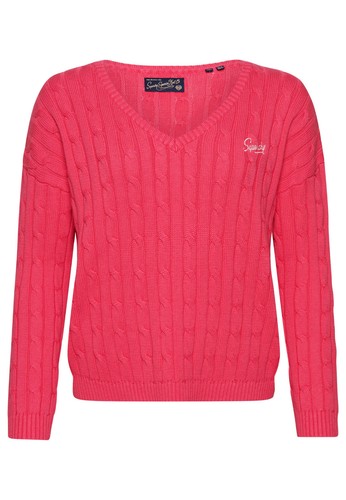 Pull torsadé superdry neuf - torsadé,