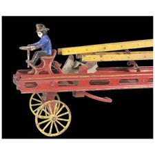 1900 American FIRE TRUCK / Antique Toy