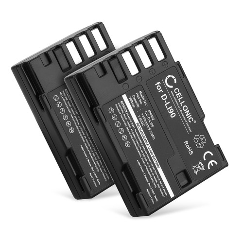 Batterie pour pentax - 2x,