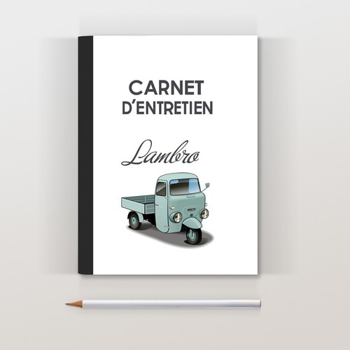 Carnet entretien lambretta - carnet, d'entretien