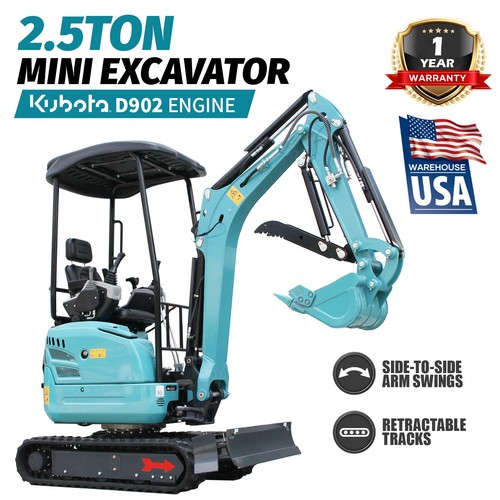 Mini excavator ton kubota - mini, 2.5