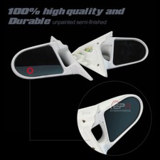 For Nissan Silvia S15 (RHD) 2pcs Side Aero Mirror Part FRP Unpainted Mirrors