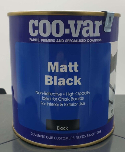 Coo var peinture noir matt - matt, a