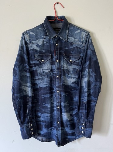 Dsquared2 shirt mens denim - dsquared2,