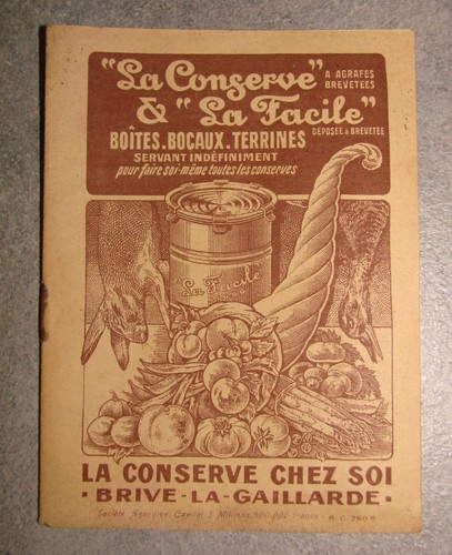 Livret guide conserve chez - guide, la