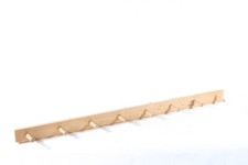 Vieux Rail de Crochet Bois Culte Rétro Garde-Robe Baguette Avec Ancienne