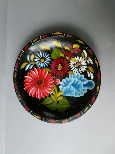 Assiette bois ancienne - bois,