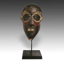 KIBWABWABWA MUKANDA SOCIETY MASK WOOD BINDJI / MBAGANI CONGO C. AFRICA 20TH C. 