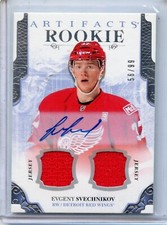  2017-18 Artifacts Autograph Materials Silver #165 Evgeny Svechnikov 66/99