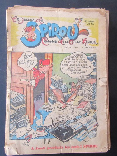 Spirou fascicules annee 1945 - ,