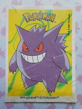 ECTOPLASMA / GENGAR #094 -  DUNKIN BOOMER 2001 - CARTE POKEMON - ETAT PASSABLE