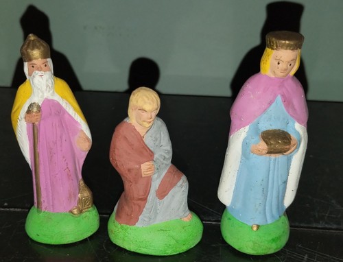 Lot figurines rois mages - figurines,