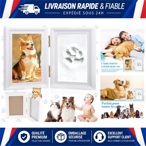 Cadre empreinte patte chien - empreinte,