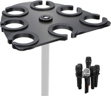 Microphone Holder Multi Mic Holder for Wired and Wireless Mics Multiple Micro...