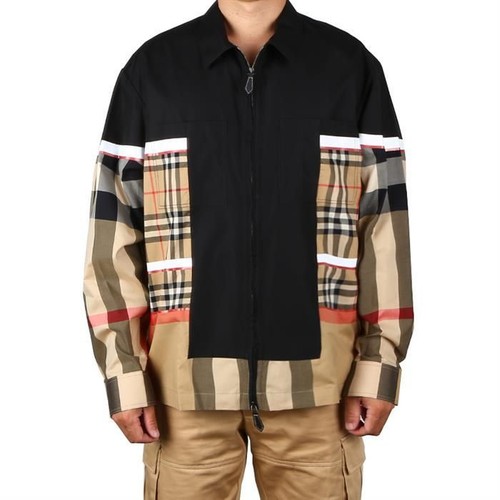 Burberry veste chemise - burberry, zippée