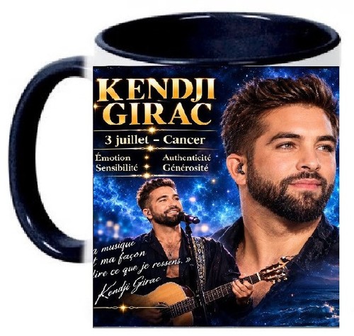 Kendji girac mug signe - girac,