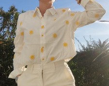 Blouse Blanche Chic Gaze De